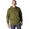 Carhartt Men’s Loose Fit Midweight Logo Sleeve Graphic Sweatshirt(Dark Bronzed Green Heather)