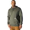 Carhartt Men’s Loose Fit Midweight Logo Sleeve Graphic Sweatshirt(Dusty Olive)