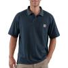Carhartt Men’s Loose Fit Midweight Short-Sleeve Pocket Polo(Navy)