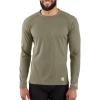 Carhartt Men’s MBL113 Base Force® Midweight Base Layer Classic Crew(Burnt Olive)