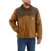 Carhartt Mens Montana Rugged Flex® Duck Relaxed Fit Insulated Jacket(Carhartt Brown/Coffee)