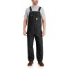 Carhartt Men’s R01 Relaxed Fit Duck Bib Overall(Black)
