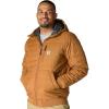 Carhartt Men’s Rain Defender® Relaxed Fit Lightweight Insulated Hooded Jacket(Carhartt Brown)
