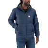 Carhartt Men’s Rain Defender® Relaxed Fit Lightweight Insulated Hooded Jacket(Dark Blue)