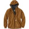 Carhartt Men’s Rain Defender Relaxed Fit Midweight Sherpa-Lined Full-Zip Sweatshirt(Carhartt Brown)