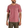 Carhartt Men’s Relaxed Fit Lightweight Short-Sleeve Garment Dyed Pocket T-Shirt(Apple Butter)