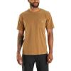 Carhartt Men’s Relaxed Fit Lightweight Short-Sleeve Garment Dyed Pocket T-Shirt(Carhartt Brown)