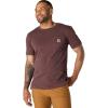 Carhartt Men’s Relaxed Fit Lightweight Short-Sleeve Garment Dyed Pocket T-Shirt(Dark Sepia)