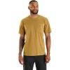Carhartt Men’s Relaxed Fit Lightweight Short-Sleeve Garment Dyed Pocket T-Shirt(Dark Sunflower)