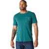 Carhartt Men’s Relaxed Fit Lightweight Short-Sleeve Garment Dyed Pocket T-Shirt(Greenstone)