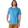 Carhartt Men’s Relaxed Fit Lightweight Short-Sleeve Garment Dyed Pocket T-Shirt(Horizon Blue)