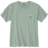 Carhartt Men’s Relaxed Fit Lightweight Short-Sleeve Garment Dyed Pocket T-Shirt(Seabrook)
