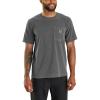Carhartt Men’s Relaxed Fit Lightweight Short-Sleeve Garment Dyed Pocket T-Shirt(Shadow)