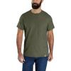 Carhartt Men’s Relaxed Fit Lightweight Short-Sleeve T-Shirt(Basil Heather)