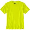 Carhartt Men’s Relaxed Fit Lightweight Short-Sleeve T-Shirt(Brite Lime)