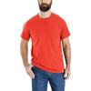 Carhartt Men’s Relaxed Fit Lightweight Short-Sleeve T-Shirt(Cherry Tomato)