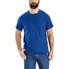 Carhartt Men’s Relaxed Fit Lightweight Short-Sleeve T-Shirt(Glass Blue)