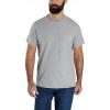 Carhartt Men’s Relaxed Fit Lightweight Short-Sleeve T-Shirt(Heather Grey)