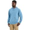 Carhartt Men’s Relaxed Fit Midweight Garment Dyed French Terry Graphic Sweatshirt(Fresh Water)