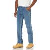 Carhartt Men’s Relaxed Straight Rugged Flex Double-Front Denim Dungaree(Tahoe)