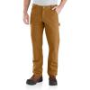 Carhartt Mens Relaxed Straight Rugged Flex® Duck Double-Front Dungaree(Carhartt Brown)