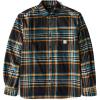 Carhartt Men’s Rugged Flex Relaxed Fit Midweight Flannel Long-Sleeve Plaid Shirt(Black)