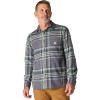 Carhartt Men’s Rugged Flex Relaxed Fit Midweight Flannel Long-Sleeve Plaid Shirt(Gravel)
