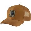 Carhartt Men’s Rugged Flex Twill Mesh-Back Camo Patch Cap(Carhartt Brown)