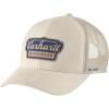 Carhartt Men’s Rugged Flex Twill Mesh-Back Script Patch Cap(Chalk)