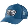 Carhartt Men’s Rugged Flex Twill Mesh-Back Script Patch Cap(Dark Horizon Blue)
