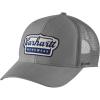 Carhartt Men’s Rugged Flex Twill Mesh-Back Script Patch Cap(Steel)