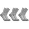 Carhartt Men’s SC4223M Force® Midweight Crew Sock 3-Pack(Charcoal)