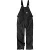 Carhartt Men’s Storm Defender Loose Fit Heavyweight Bib Overall(Black/Black)
