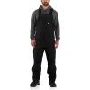 Carhartt Men’s Super Dux Relaxed Fit Insulated Bib Overall(Black)