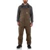 Carhartt Men’s Super Dux Relaxed Fit Insulated Bib Overall(Coffee)
