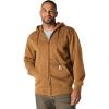 Carhartt Men’s Tall Rain Defender Paxton Heavyweight Hooded Zip Front Sweatshirt(Carhartt Brown)