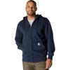 Carhartt Men’s Tall Rain Defender Paxton Heavyweight Hooded Zip Front Sweatshirt(New Navy)