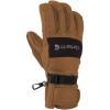 Carhartt Men’s W.B. Waterproof Windproof Insulated Work Glove(Brown/Black)