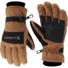 Carhartt Men’s Waterproof Insulated Knit Cuff Glove(Brown/Black)