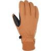 Carhartt Men’s Wind Fighter Thermal-Lined Fleece Touch-Sensitive Knit Cuff Glove(Brown)