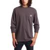 Carhartt Men’s Workwear Pocket Long Sleeve T-shirt(Charcoal)