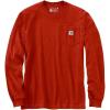 Carhartt Men’s Workwear Pocket Long Sleeve T-shirt(Jasper Heather)