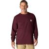 Carhartt Men’s Workwear Pocket Long Sleeve T-shirt(Port)