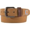 Carhartt Women’s Casual Rugged Belts, Available in Multiple Styles, Colors & Sizes(Canvas Duck (Carhartt Brown))