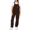 Carhartt Women’s Crawford Double Front Bib Overalls(Dark Brown)