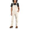 Carhartt Women’s Crawford Double Front Bib Overalls(Natural Closeout)