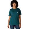 Carhartt Women’s Loose Fit Heavyweight Short-Sleeve Pocket T-Shirt(Greenstone)