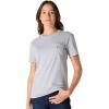 Carhartt Women’s Loose Fit Heavyweight Short-Sleeve Pocket T-Shirt(Heather Gray)
