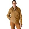 Carhartt Women’s Loose Fit Washed Duck Sherpa Lined Jacket(Carhartt Brown)