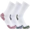 Carhartt Women’s Midweight Cotton Blend Crew Sock 3 Pack(White)